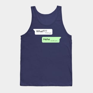 Lazy Whatsapp Chat Tank Top